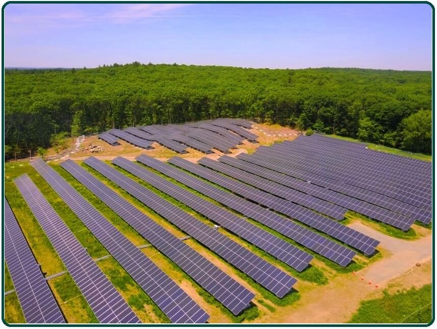 太阳能农场如何工作。