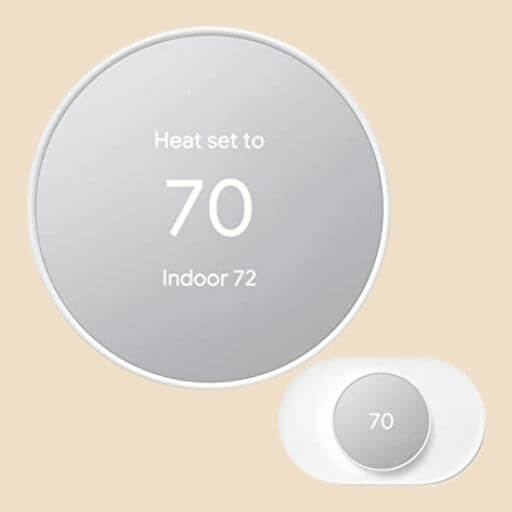 智能恒温器家庭谷歌Nest恒温器可编程Wi-Fi恒温器雪